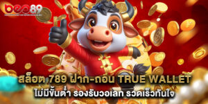 สล็อต 789 ฝาก-ถอน true wallet ไม่มีขั้นต่ำ รองรับวอเลท รวดเร็วทันใจ