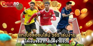 แทงบอลออนไลน์ 365 เล่นง่าย ได้เงินจริง การันตีจ่ายชัวร์