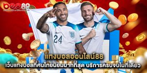 แทงบอลออนไลน์88 เว็บแทงบอลที่คนไทยนิยมมากที่สุด บริการครบจบในที่เดียว